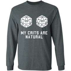 My Crits Are Natural Long Sleeve T-Shirt